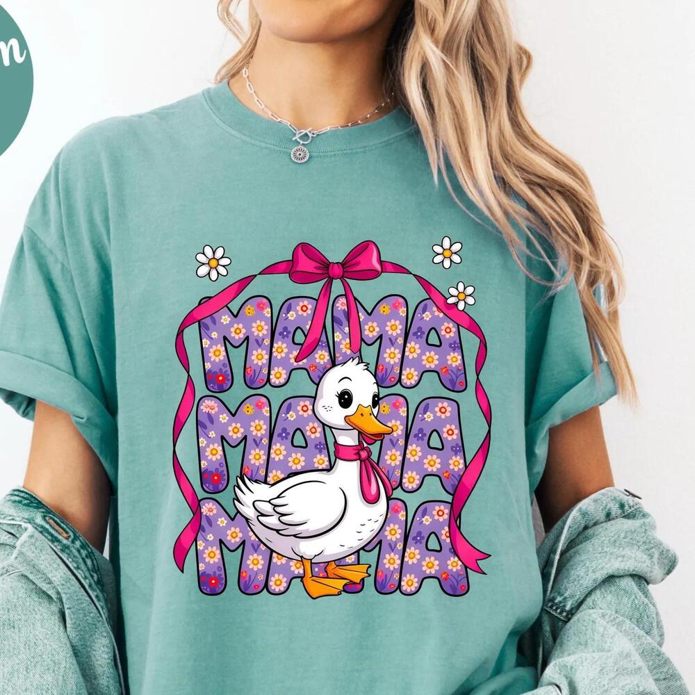 Mama Goose Shirt Cute Goose Mom Tee Mama Graphic Shirt Mothers Day Gift